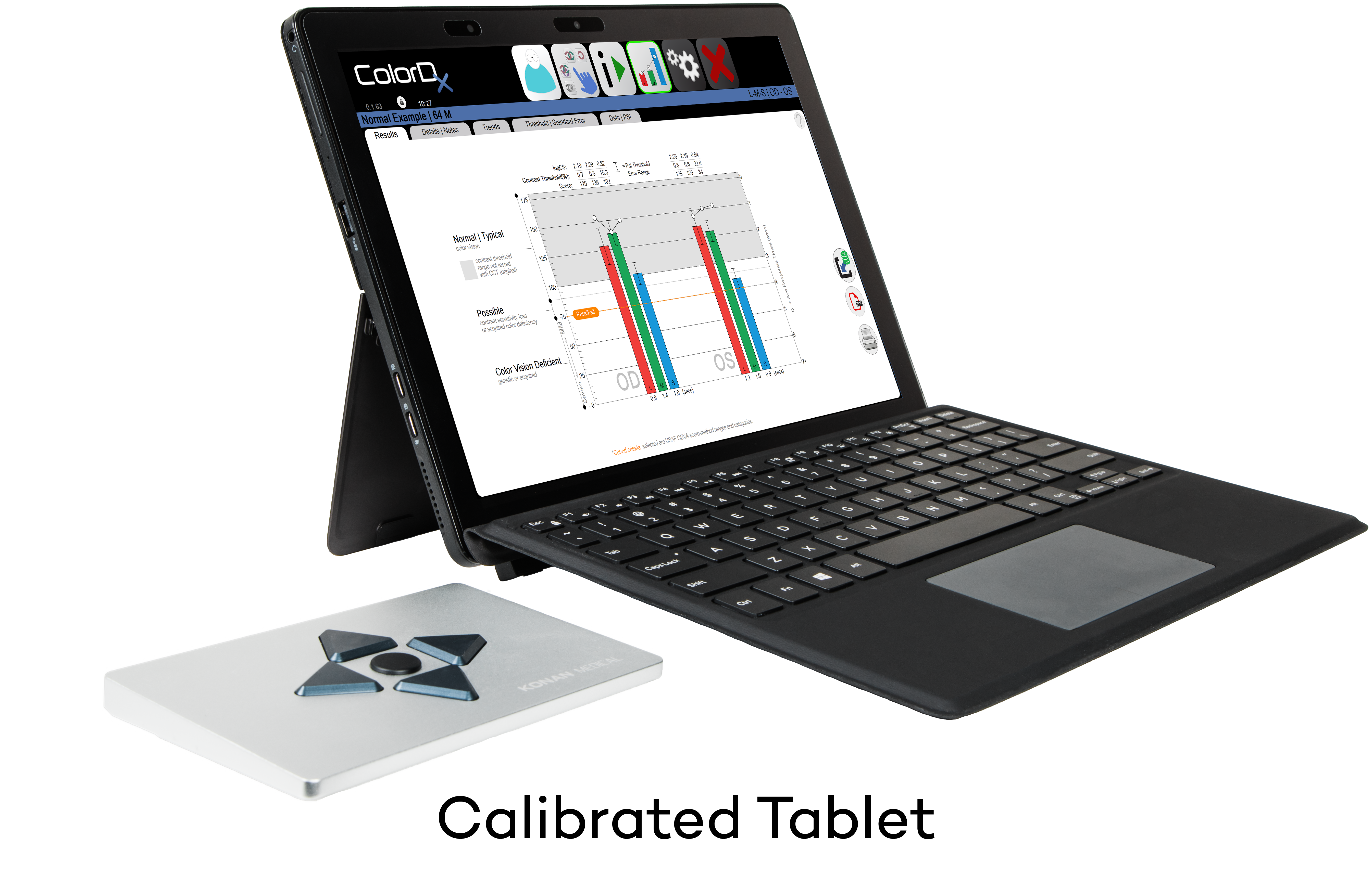 ColorDx Calbrated Tablet